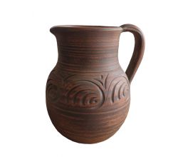 Глечик керамічний коричневий малий Глянц СК 