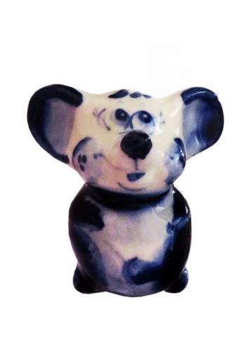 Мишка синя магніт мала №905506 (гжель)