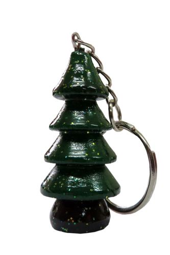 Брелок з дерева Ялинка