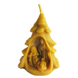 Воскова свічка Ялинка з яслами