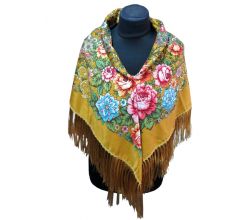 Хустина жовта велика 1.35 м 