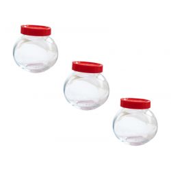 Набір баночок для зберігання спецій 200мл (3шт.)
