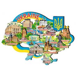 Магніт Карта України (англ.)