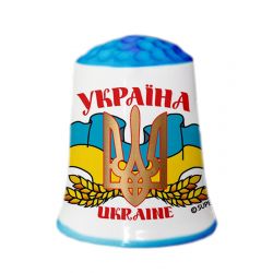 Наперсток патріотичний білий