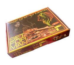 Набір для чоловіків За зустріч (6 чарок + попільничка) 165200