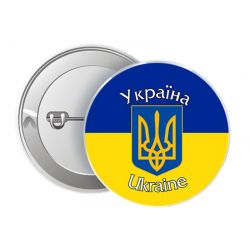 Badge Our counry - Ukraine - round