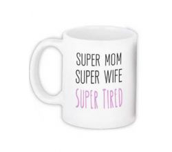 Чашка керамічна SUPER MAMA 3В1