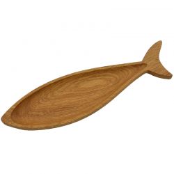 Dębowy talerz na śledzie 