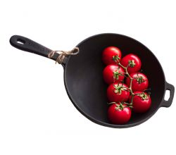 Лита чавунна сковорода 20*4 см