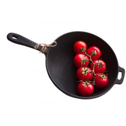 Лита чавунна сковорода 20*4 см