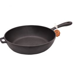 Cast iron frying pan with handle 26 * 6 cm