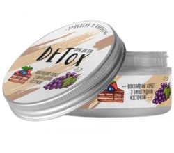 Скраб для тіла DETOX шоколадний сорбет з виноградними кісточками