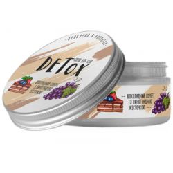 Скраб для тіла DETOX шоколадний сорбет з виноградними кісточками