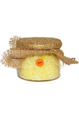 Морська сіль в скляній банці Лимон 300 г