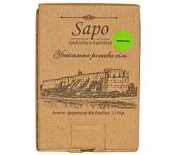 Морська сіль для ванни Кропива та лопух в крафтовій упаковці 250 г