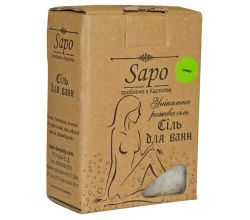 Морська сіль для ванни Суниця в крафтовій упаковці 250 г