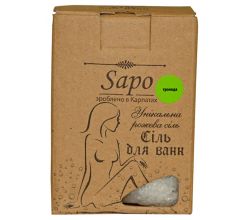 Морська сіль для ванни Троянда в крафтовій упаковці 250 г