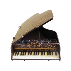 Дерев'яний міні-бар Рояль темний (з чарками)