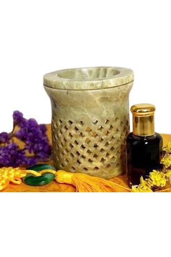 Аромалампа кам'яна в ромбики Індія