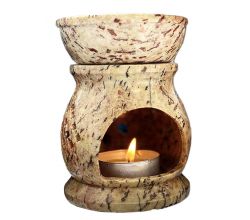 Аромалампа кам'яна кругла з зірками Індія