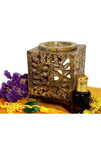 Lampa kwadratowa zapachowa z kamienia