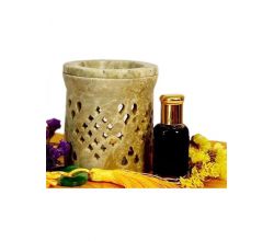 Аромалампа кам'яна циліндрична Індія