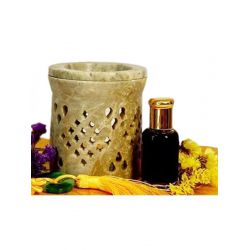Аромалампа кам'яна циліндрична Індія