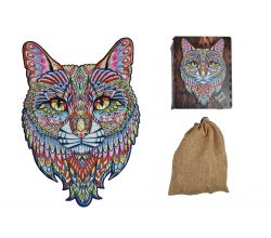 Дерев'яний пазл Кіт 450 * 310 мм