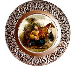 Тарілка підвісна Козак Мамай  22 см 200015