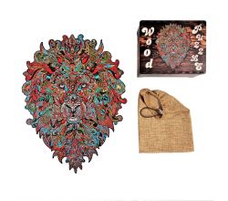 Дерев'яний пазл Лев 316 * 417 мм