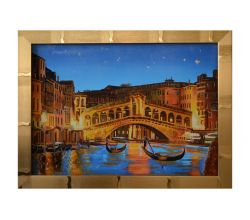 Картина з бурштину Нічний міст 