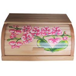 Хлібниця розписна Квіти 1шт.