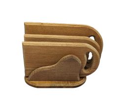 Набір з 3-х дерев'яних дошок на підставці