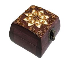 Шкатулка  ручної роботи  мала (нова) Квітка життя 00002021