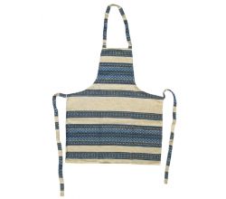 Фартух з вишивкою (синій)