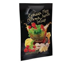 Концентрат вітамінного чаю Суниця, мед, м’ята, лимон та імбир 50г 300154