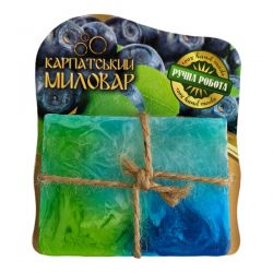 Мило ручної роботи Карпатський миловар Чорниця 100г