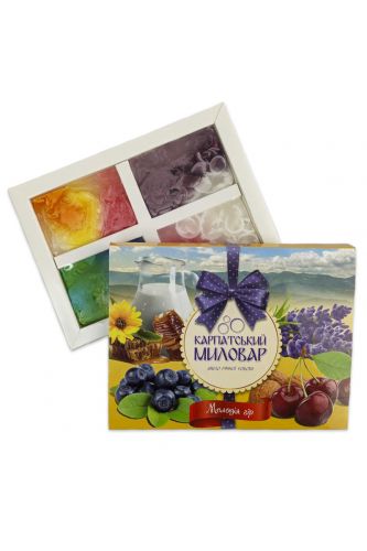 Набір мила 4в1 Карпатський миловар / Мелодія гір