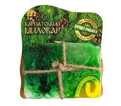 Мило ручної роботи Карпатський миловар Смерекове 100г 31850