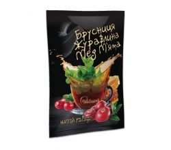 Концентрат вітамінного чаю Брусниця, журавлина, мед та м’ята 50г