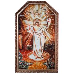 Ікона з бурштину Воскресіння