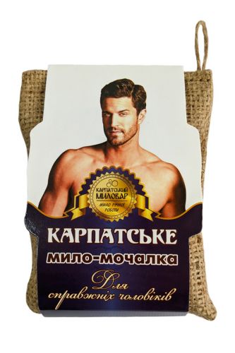 Мочалка для тіла Карпатський миловар / Для справжніх чоловіків 00010116-1