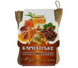 Мочалка для тіла Карпатський миловар / Медове з прополісом 0000100190