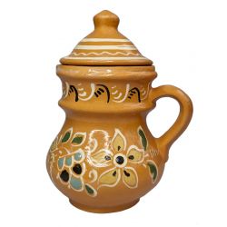 Глиняний глечик для сметани 