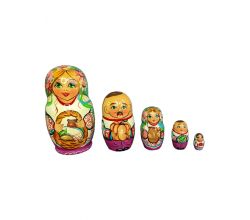 Матрьошка Українська сім'я 5  matr101011-2