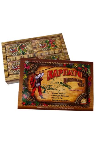 Подарунковий набір чаю з трав і плодів Карпати (літній) KD008036