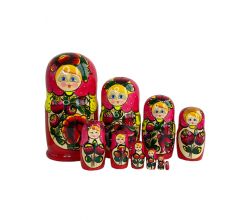 Матрьошка квіти 10 matr101013