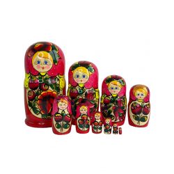 Матрьошка квіти 10 matr101013