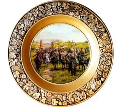 Тарілка підвісна Козацький похід 22 см 200031