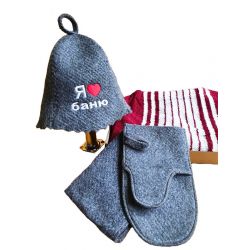 Набір для сауни Я люблю лазню